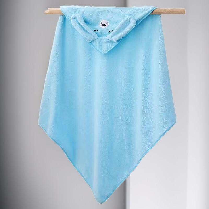 可愛卡通斗篷浴袍