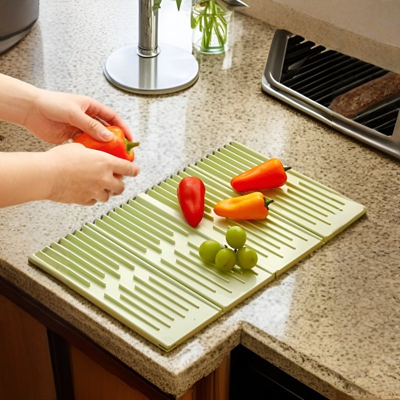 내열식품급 실리콘 접이식 식탁매트 단열두께 내열냄비매트 물빠짐매트 접이식매트