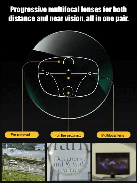 [Vision Returns to 20 Years Old] Smart Zoom Comfort Reading Glasses