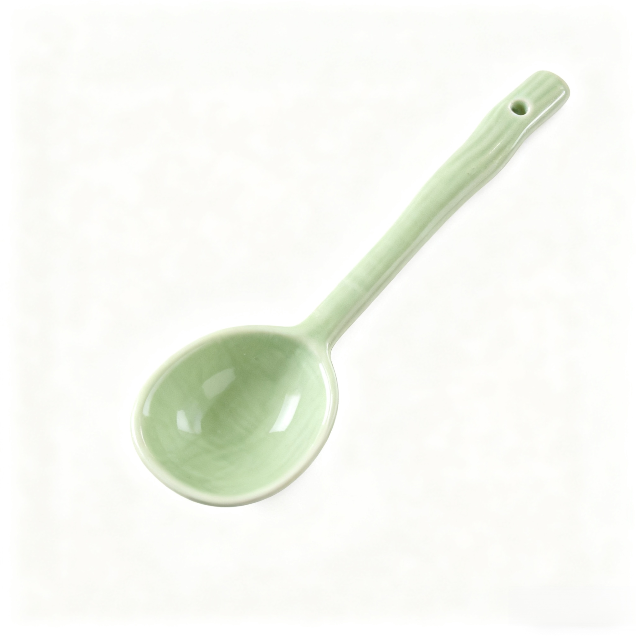 가정용으로 사용하기 좋은 일본식 귀여운 소형 세라믹 스푼