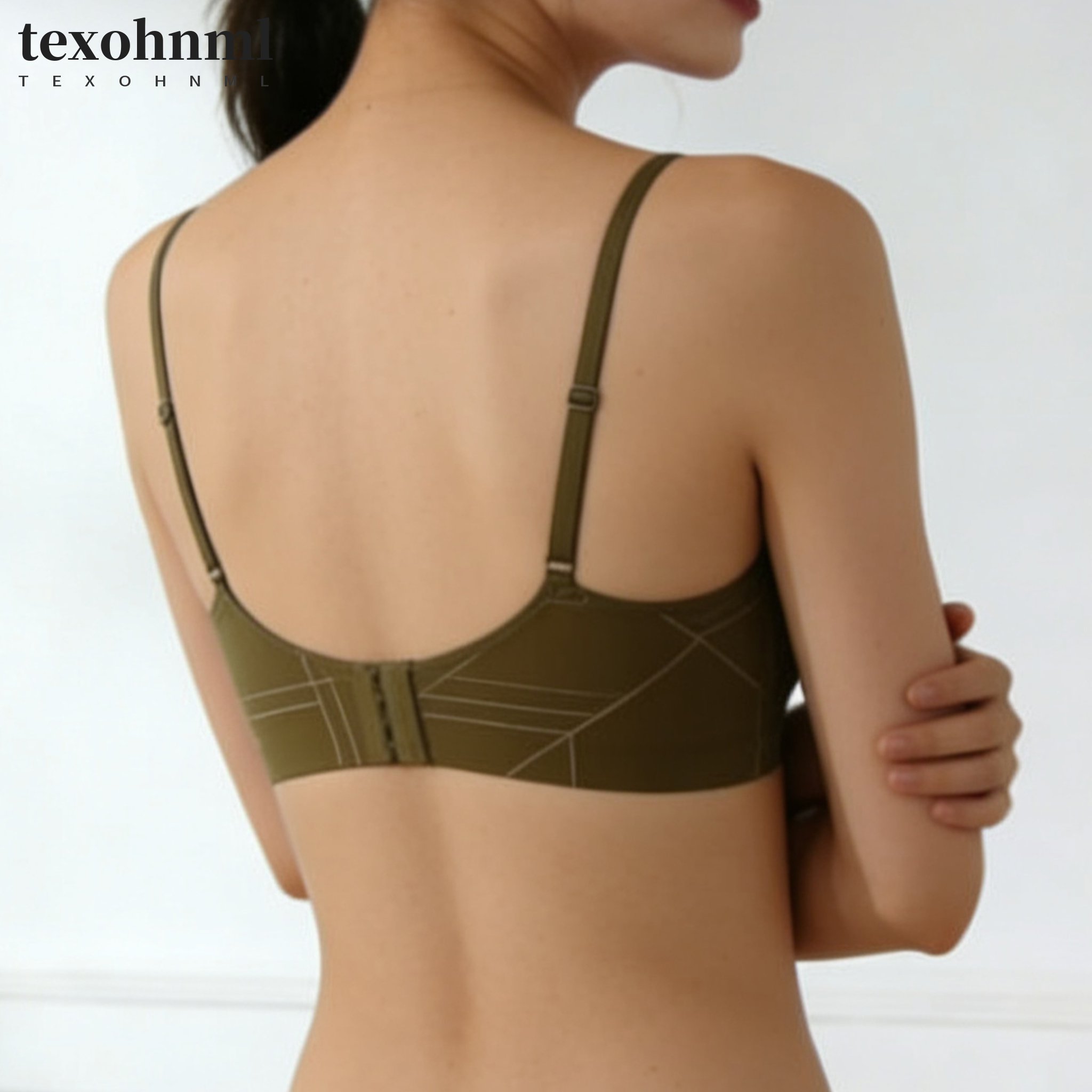 ジオメトリックライン ノンワイヤーブラ