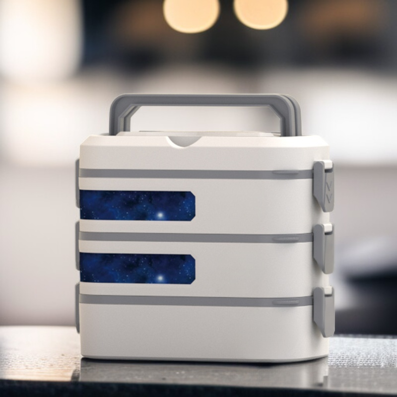 Multi-compartment 304 stainless steel lunch box