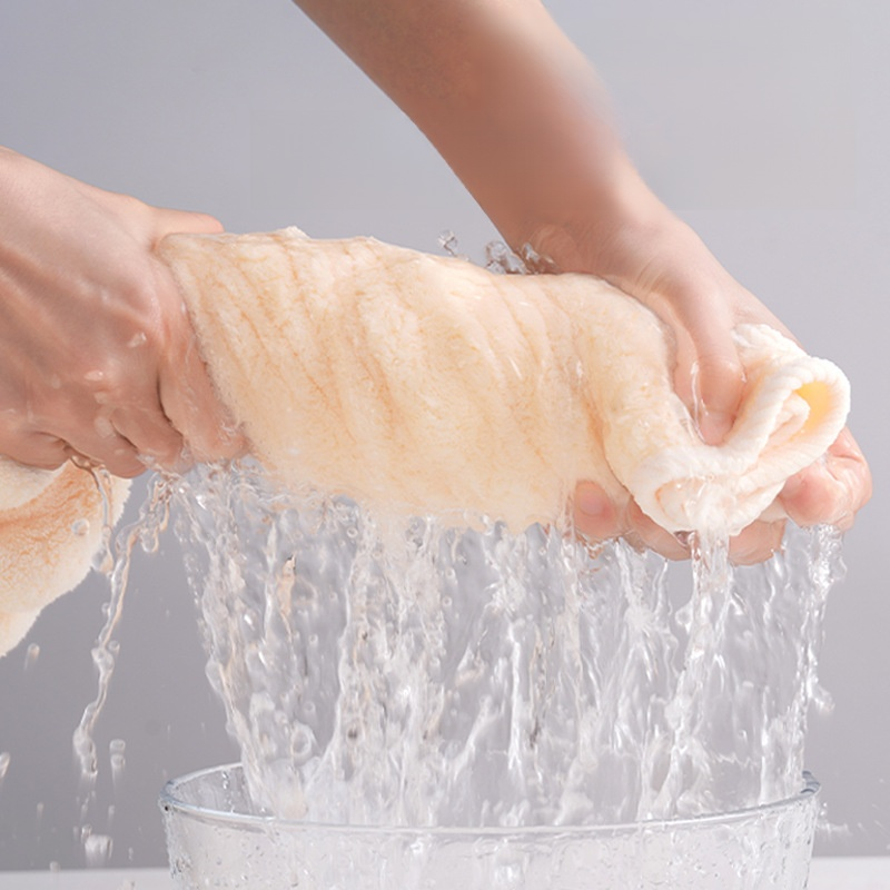 Thickened Bubble Fleece Absorbent Towel