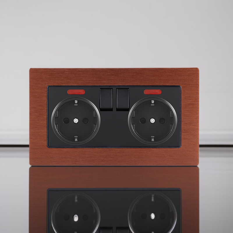 에너지 절약형 16A 유럽식 콘센트 패널