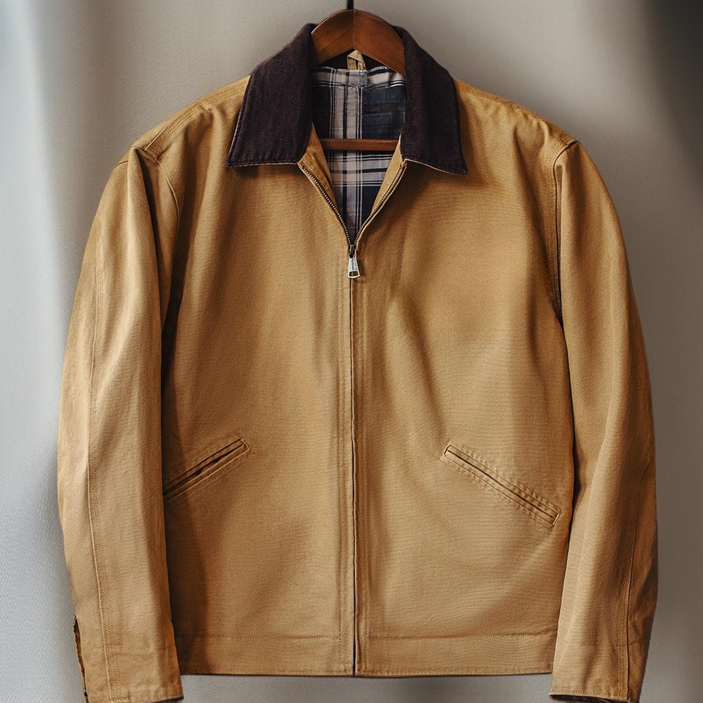 남성 빈티지 아메리칸 터틀넥 재킷