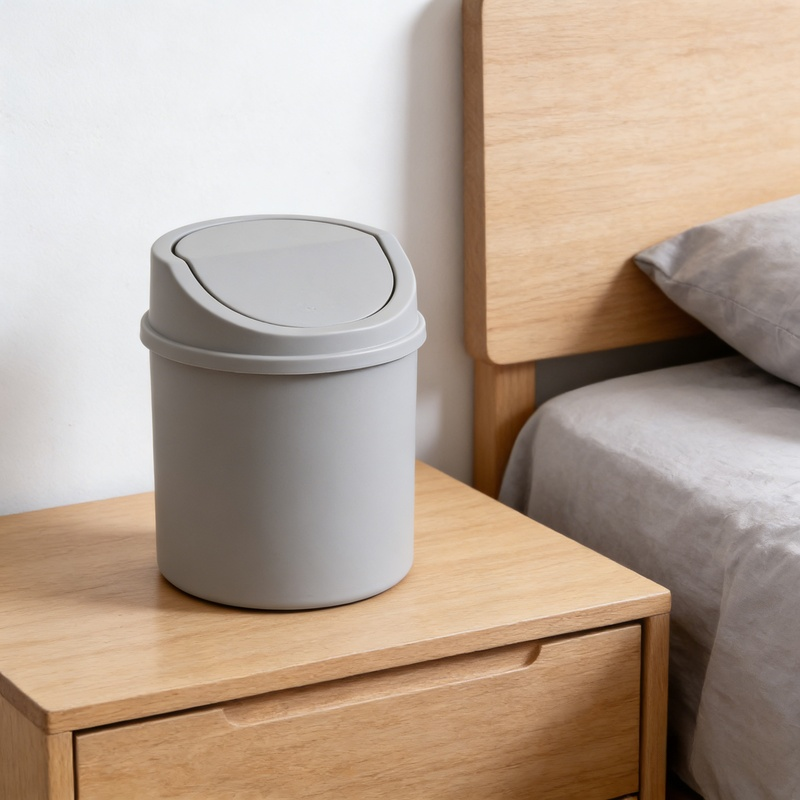 Kompakter und niedlicher Pastell Mülleimer