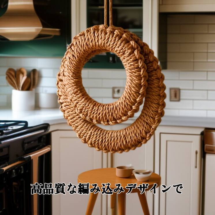 編み込みデスクトップ耐熱マット