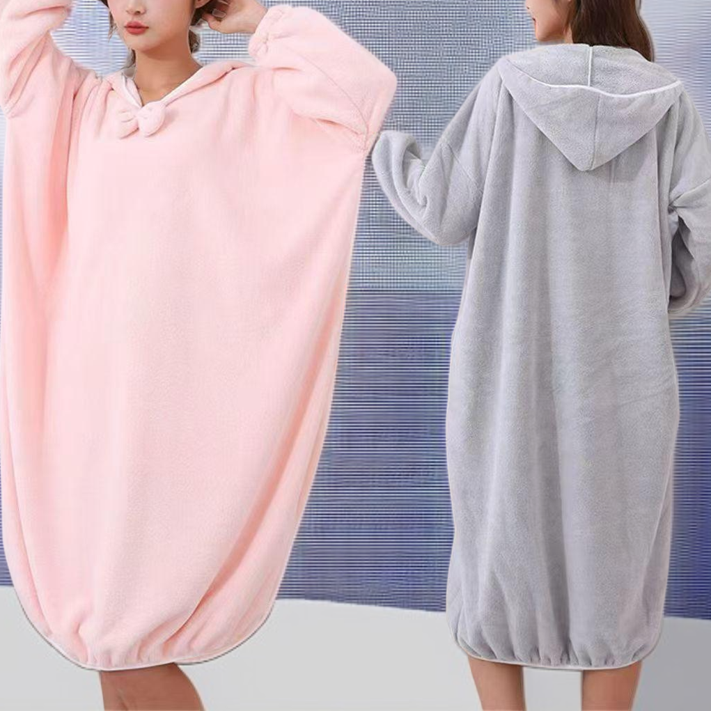 秋冬新款浴袍長袖