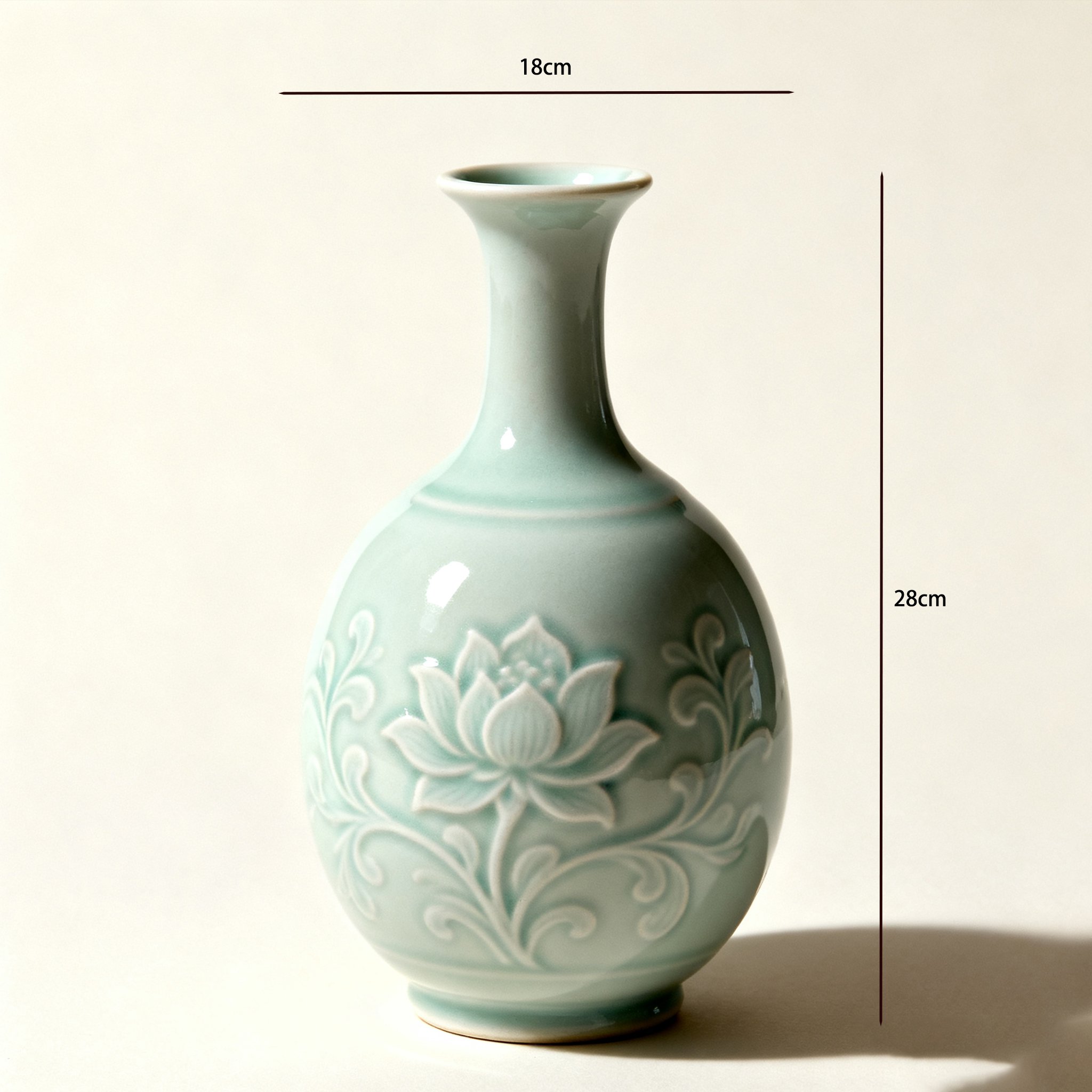 おしゃれなリビングに飾ったハンドメイドフラワーベース