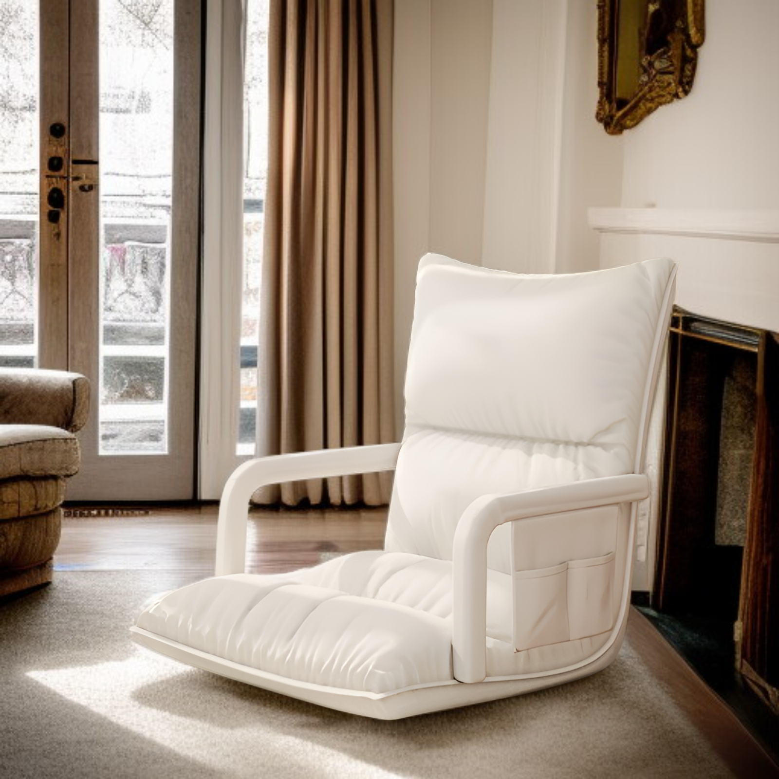 โซฟาเดี่ยวทำจากหนัง PU กันน้ำและกันคราบสกปรก