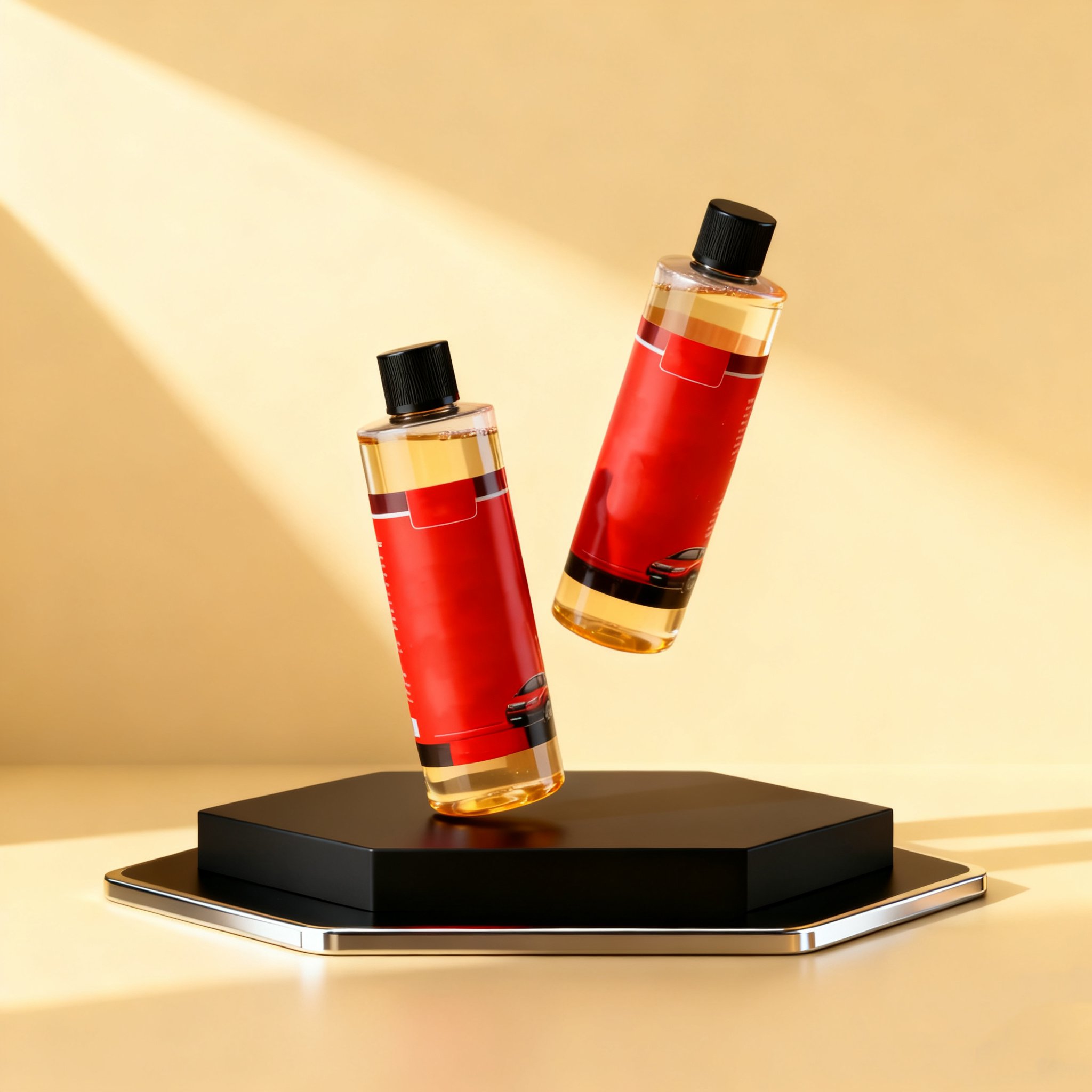 6병 세트 자동차 세차용 액체 제품 전체 이미지