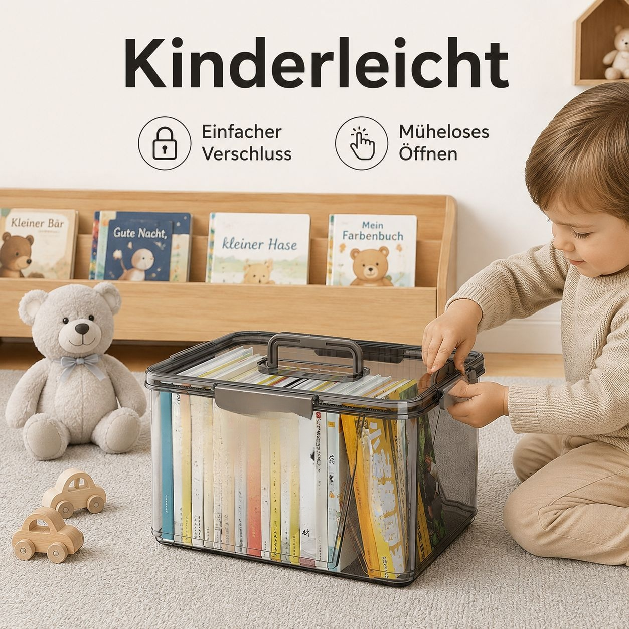Multifunktionale Aufbewahrungsbox für den Haushalt