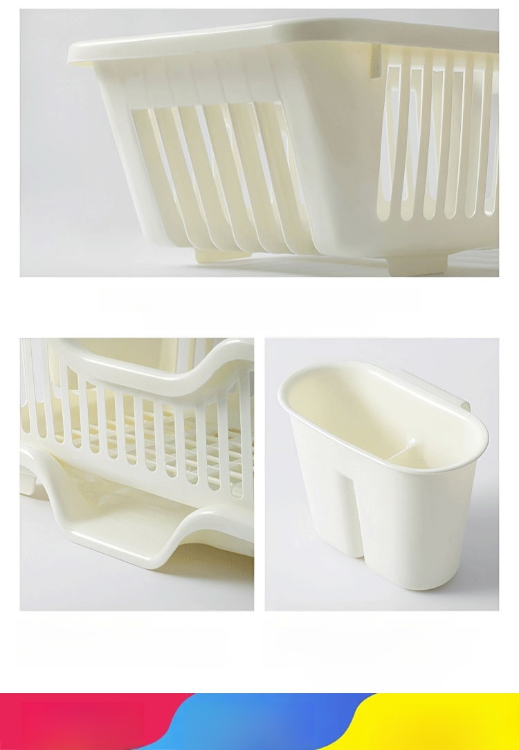 ตะกร้าหนาเก็บจานระบายน้ำ