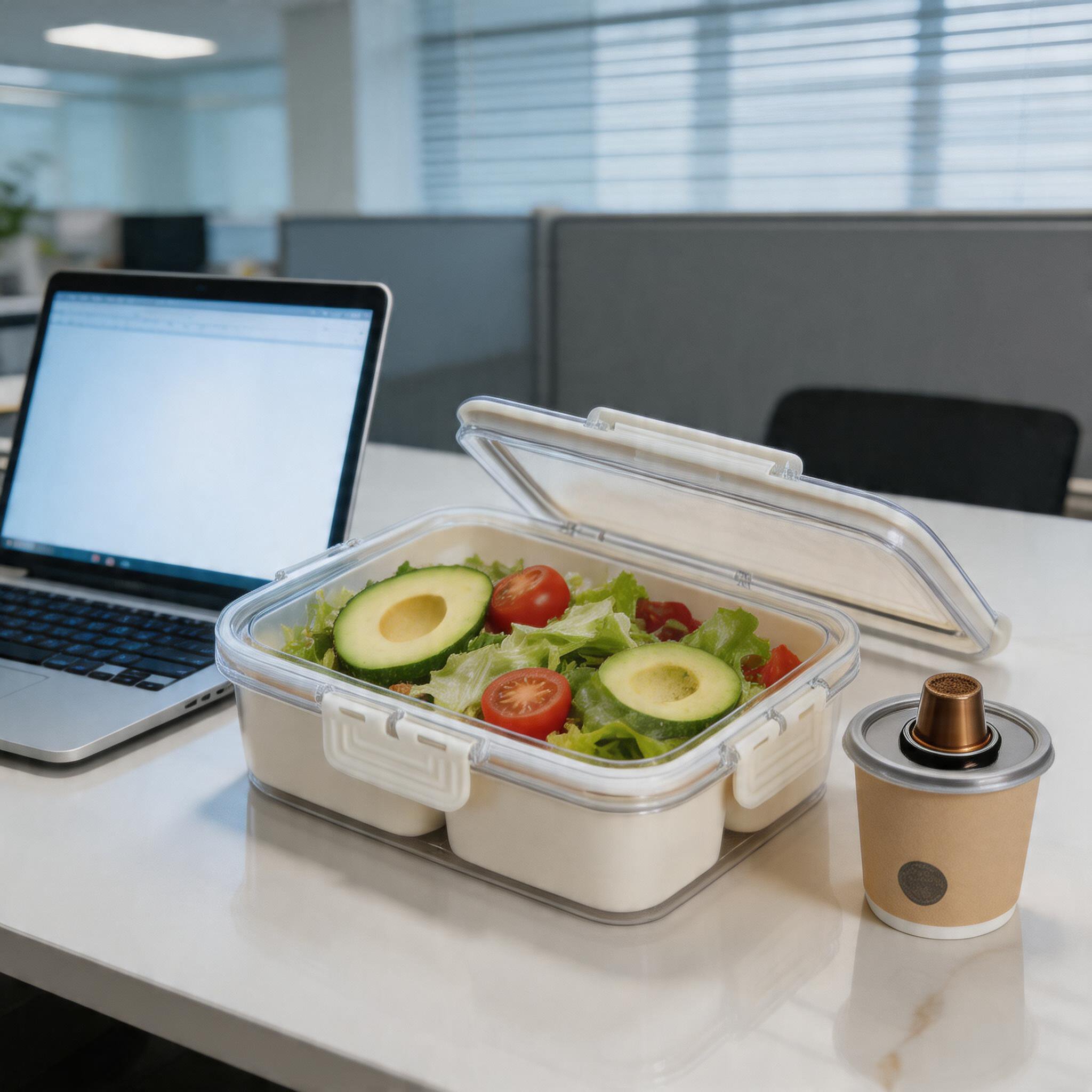Versiegelte Frischhaltebox für Obstsalat, tragbare Lunchbox