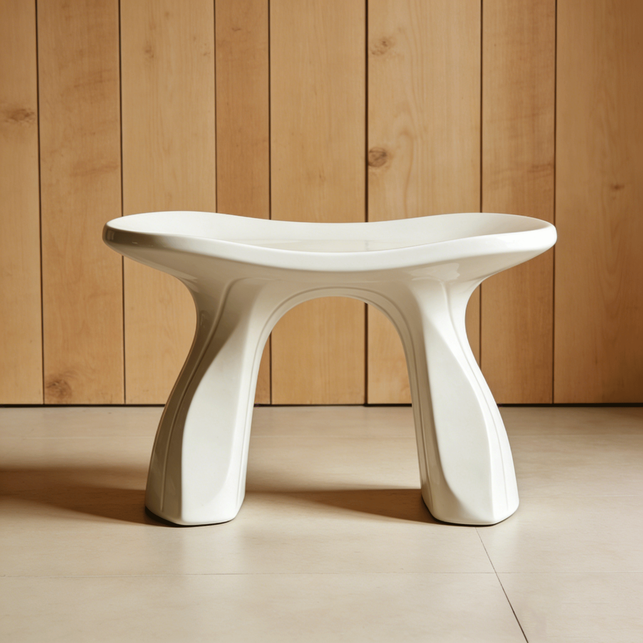 Banco cómodo de diseño