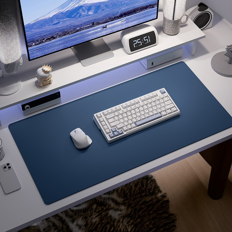  PU 가죽 데스크패드 방수 마우스패드 사무용 책상매트