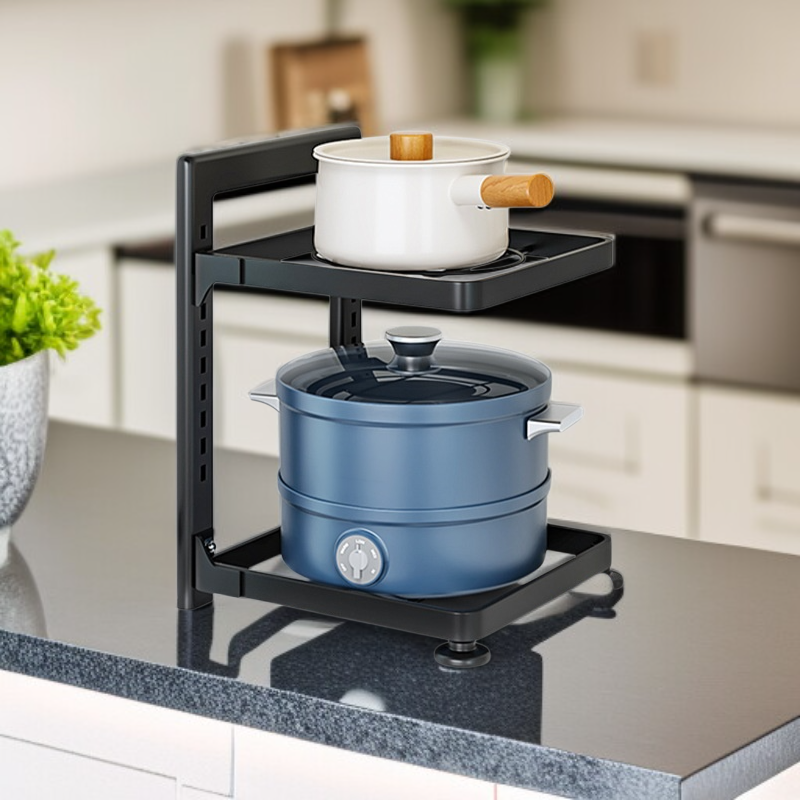Under-Sink Cabinet Organizer Rack