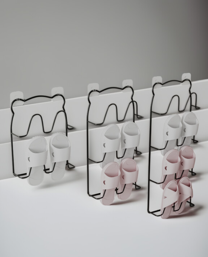 多功能浴室晾鞋架收納多雙鞋