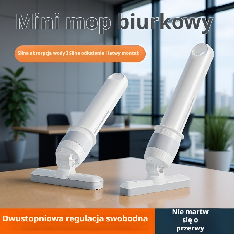 Mini mop ręczny dla leniwych, bez potrzeby mycia rąk