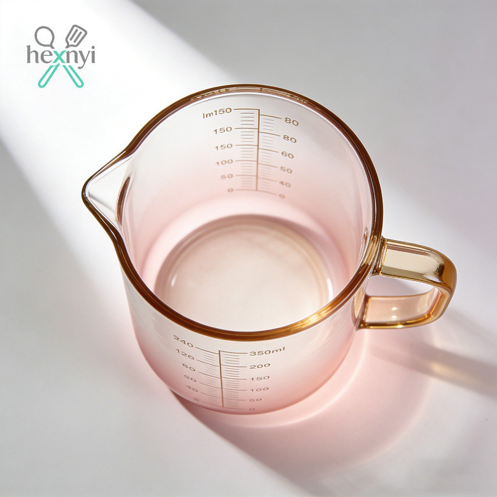 ถ้วยตวงแก้วบอโรซิลิเกตคุณภาพสูง (2 ชิ้น)