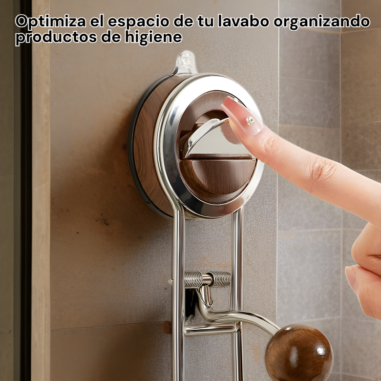 Estante colgante de estilo vintage para baño, organizador de lavabos
