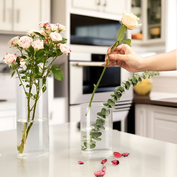 Botellas de vidrio reutilizables para salsas y aderezos