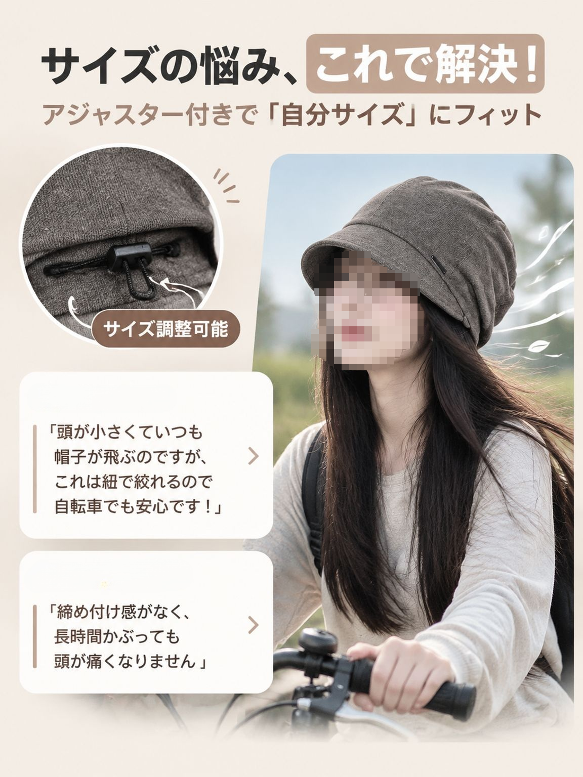 秋冬ファッションに合わせやすいヴィンテージ風帽子
