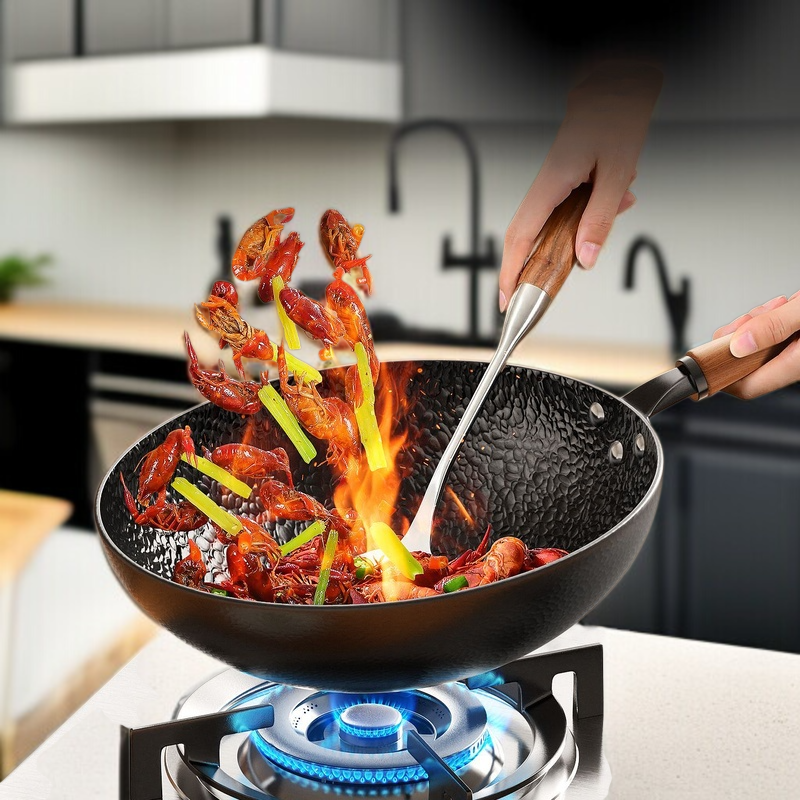 Haushaltsgusseisen-Antihaftpfanne