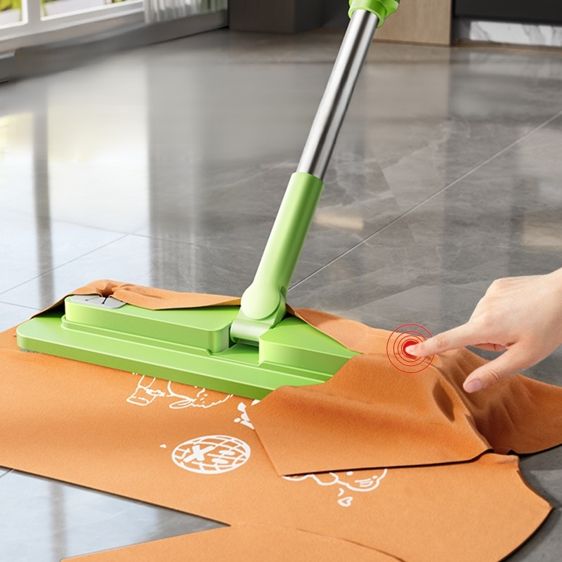 Small Mop Wet Dry Clip Disposable Cloth Mop