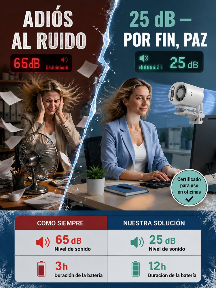 Ventilador de pinza con refrigeración por semiconductores ❄️ Enfría en solo 3 segundos