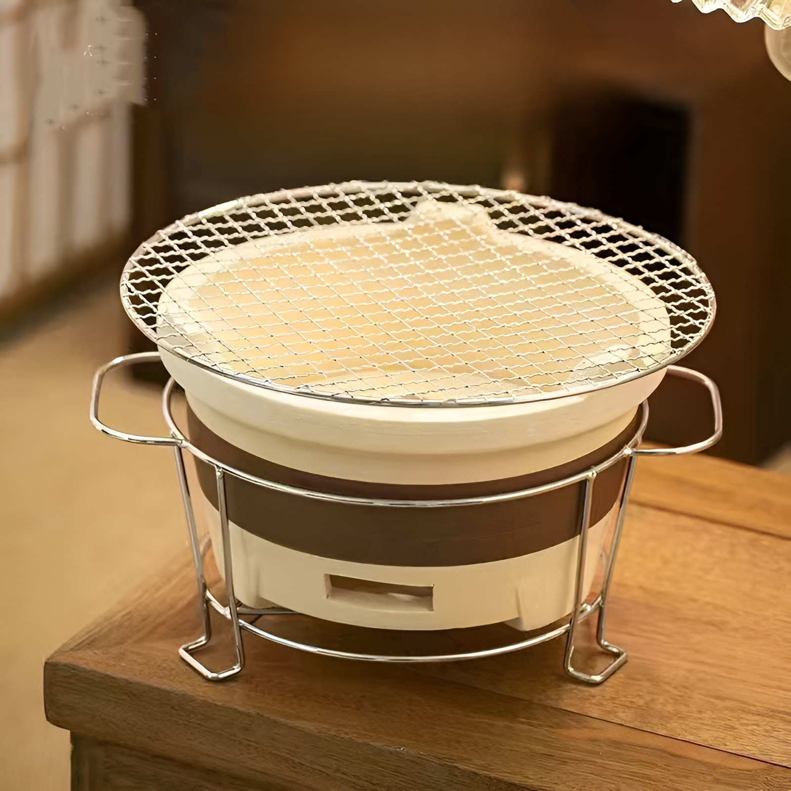 スタンド/グリルなどのオプションアクセサリーもご用意。