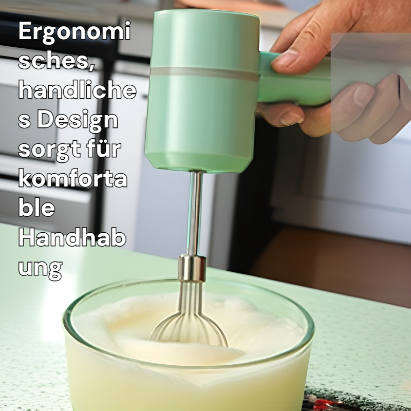 Handheld Mixer mit 3 Stufen, unverzichtbares Küchenwerkzeug für Backen