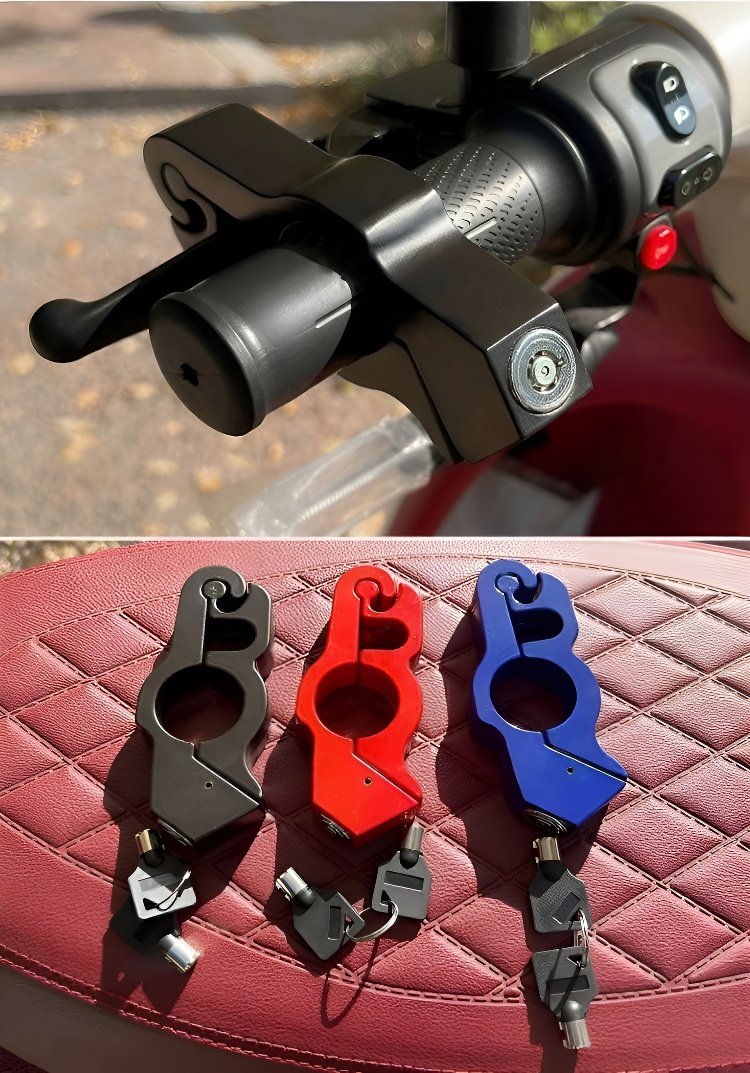 Cerradura compacta y portátil para moto