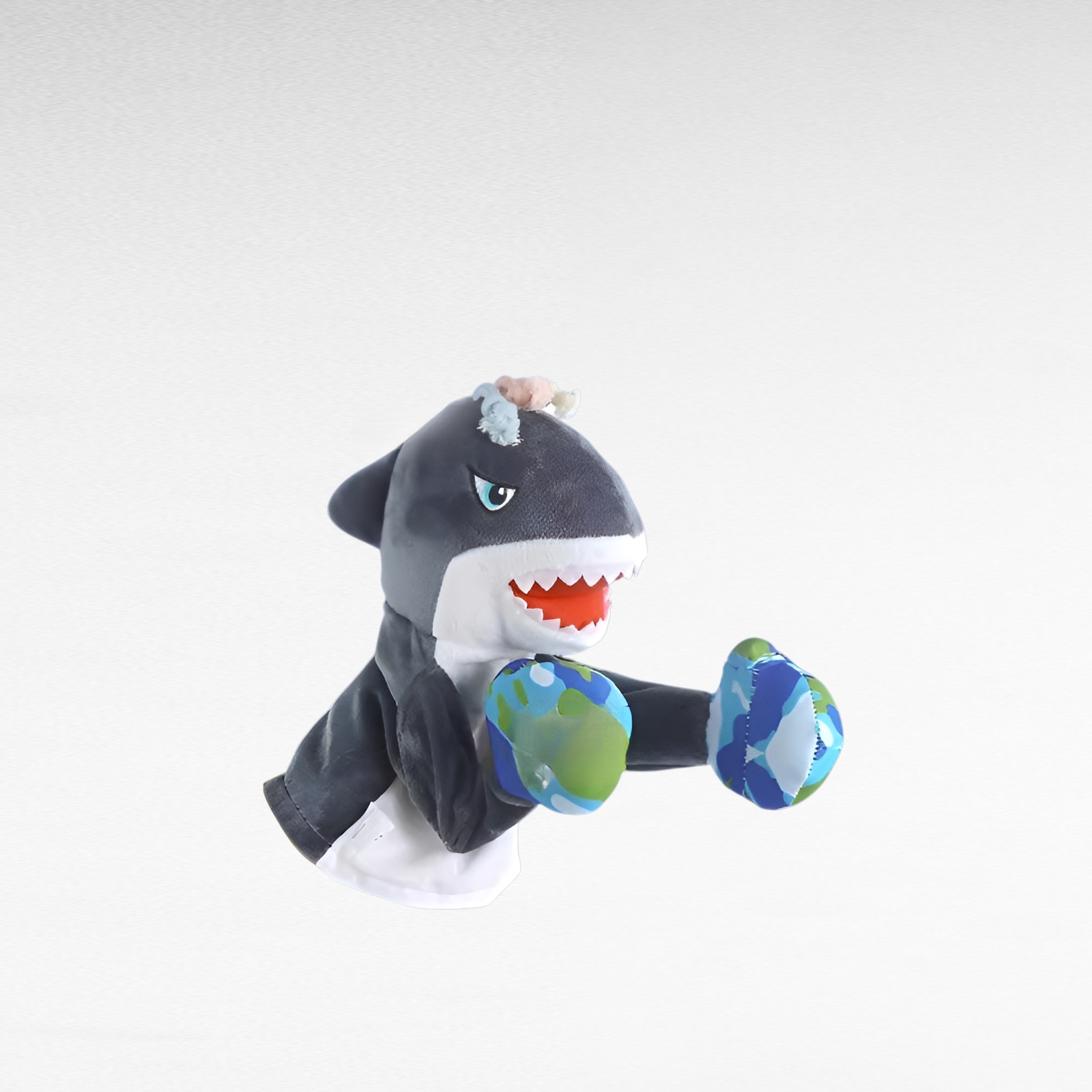 親子で遊べるサメ＆モンキー手袋ぬいぐるみ 女の子向け玩具 2025年新作