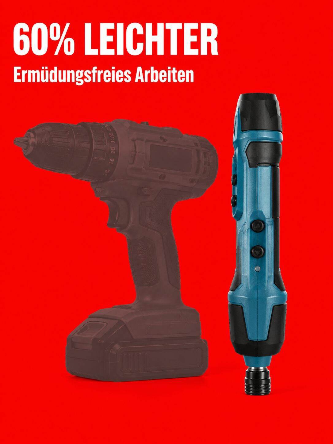 Professionelles Akku-Elektroschrauber-Set mit Zubehör