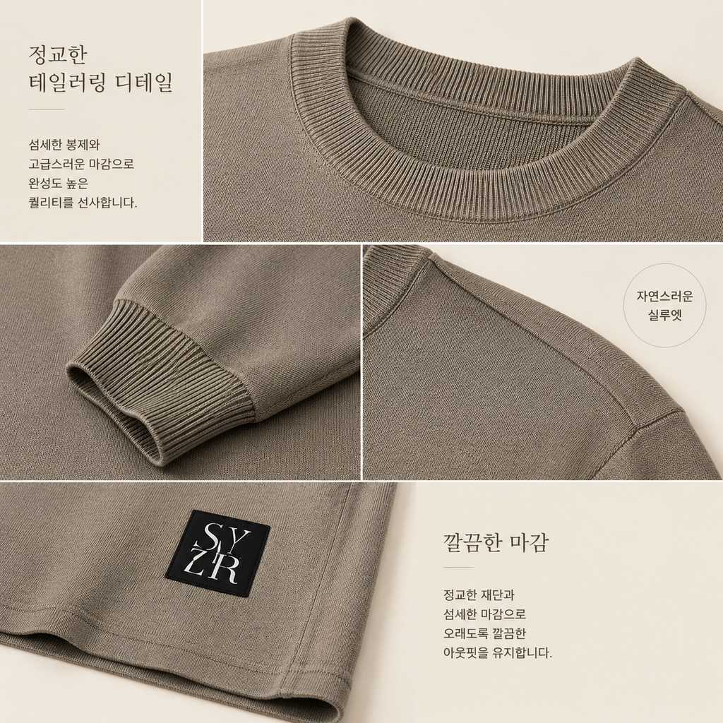 남성용 가을 루즈핏 레터링 맨투맨