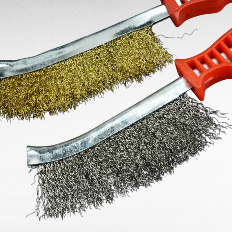  فرشاة سلكية من الفولاذ المقاوم للصدأ لإزالة الصدأ والتنظيف والتلميع وإزالة الحواف