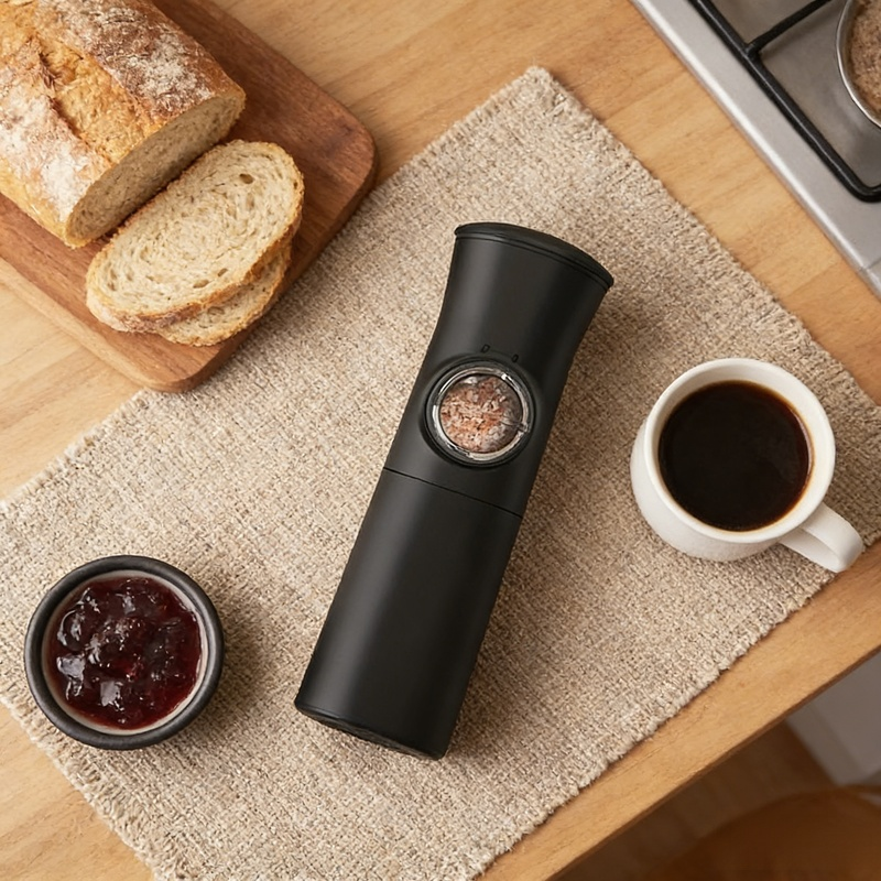 Gravity-Sensing Electric Seasoning Grinder Home Kitchen Appliance