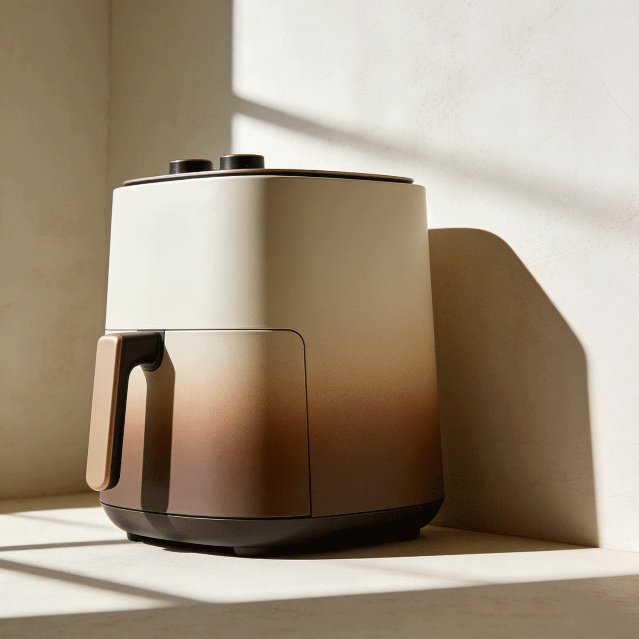 デジタルパネル付きエアフライヤーの操作画面