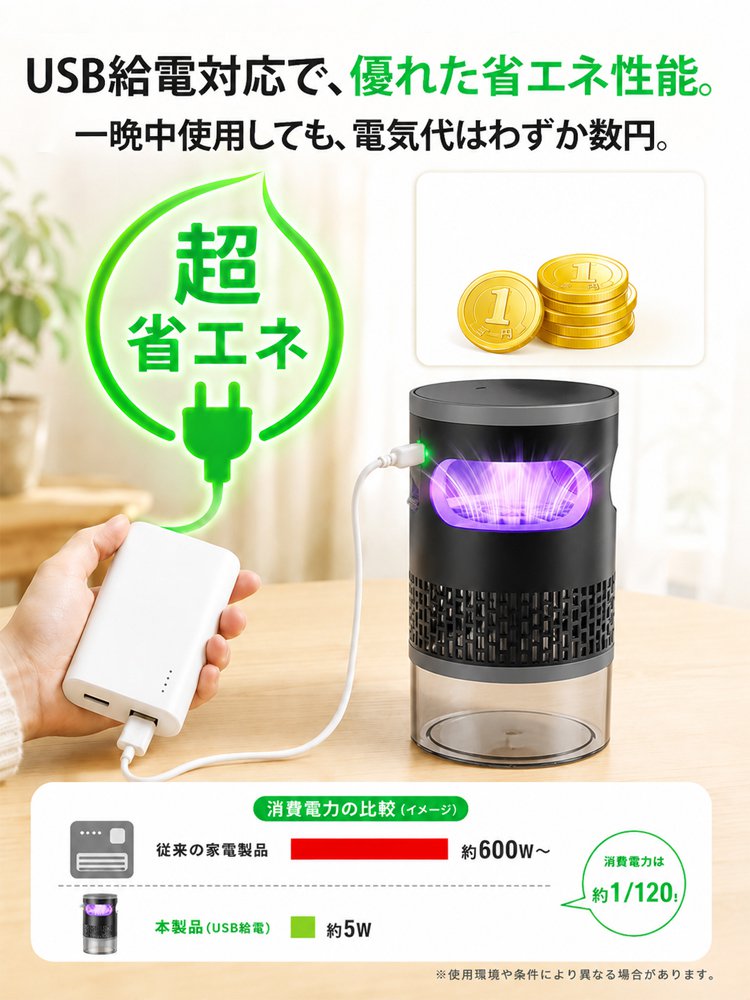家庭用吸引式蚊取り器