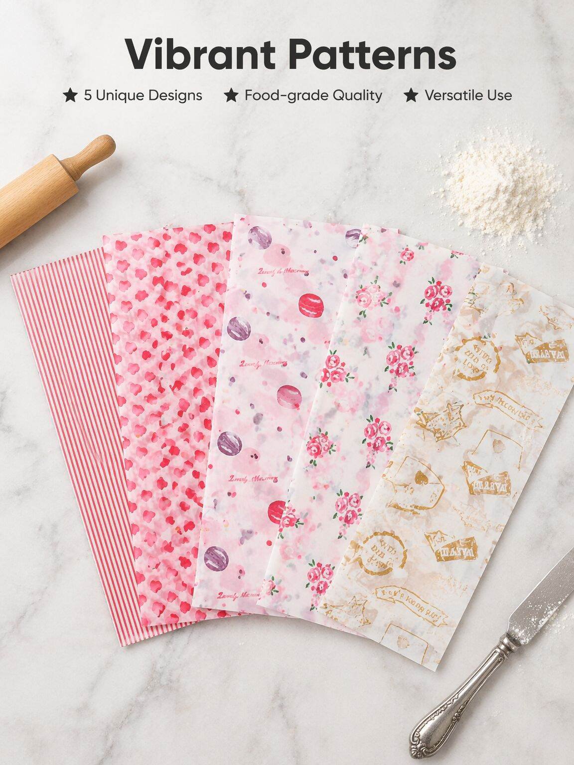 Greaseproof Food Grade Sandwich and Burger Wrapping Paper