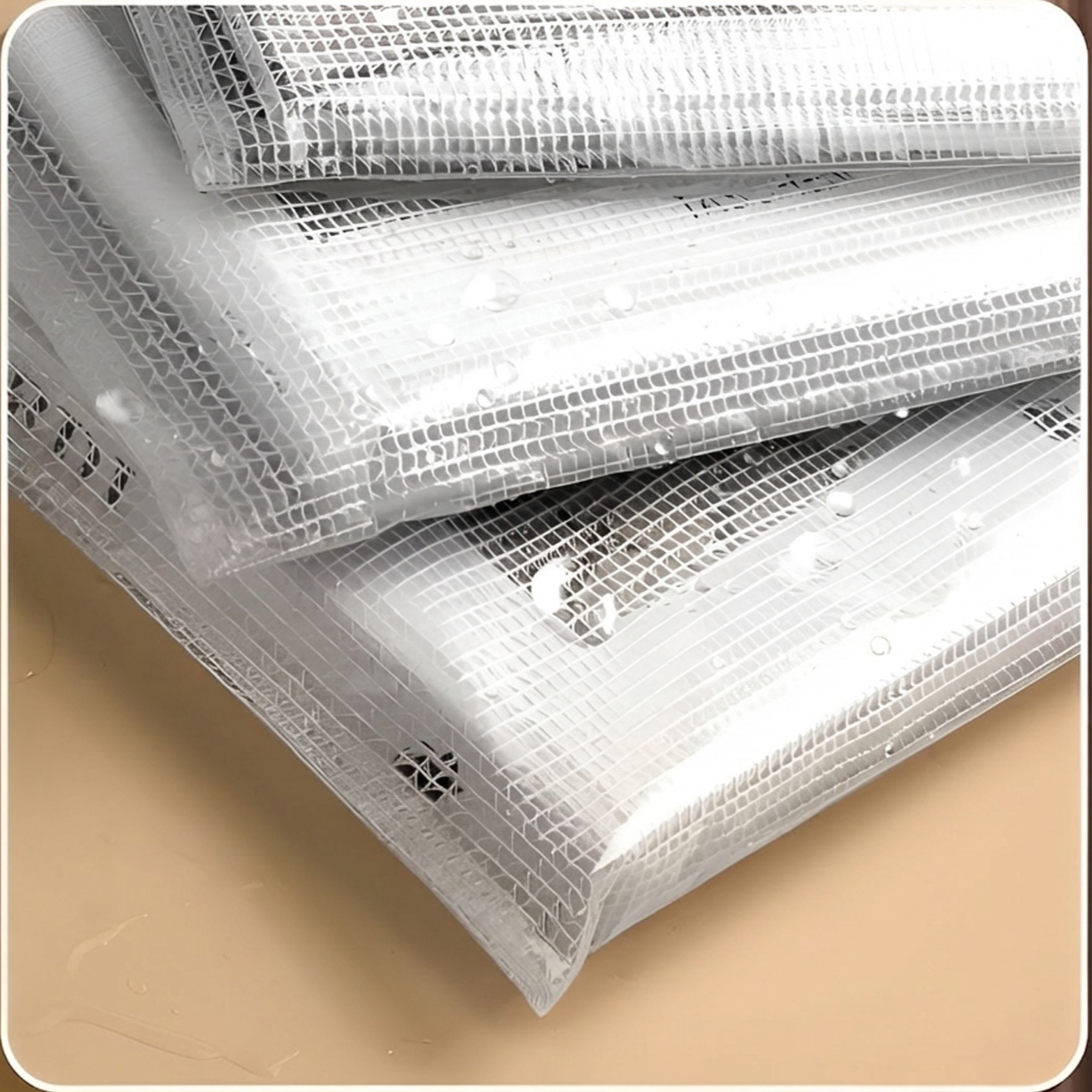 防水透明書類バッグ