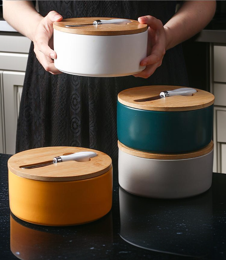 버터를 신선하게 보관하는 세라믹 박스