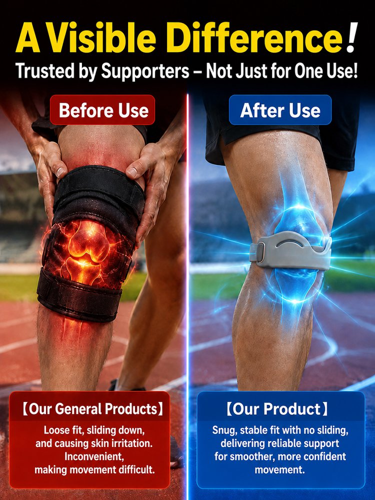 Lightweight Bionic Patella Stabilizer