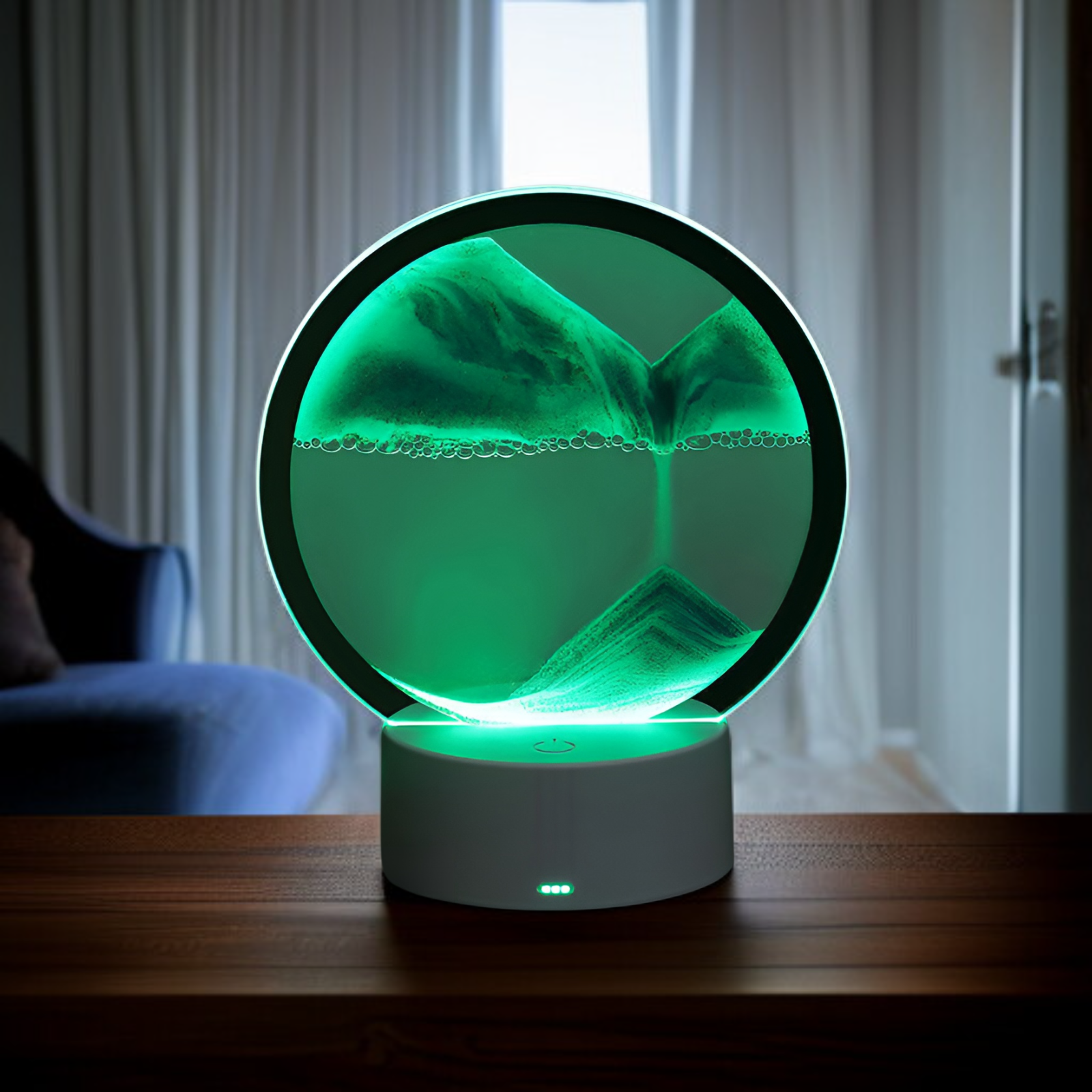 창의적인 모래시계 액자 무드등 침실 장식품