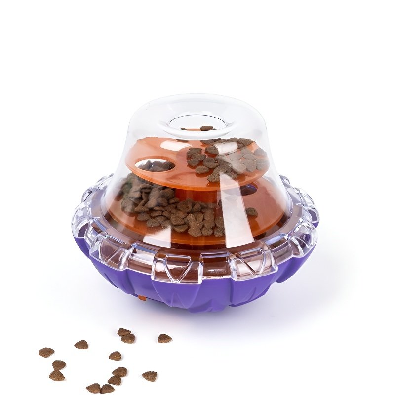 Vaso dispensador de comida de juguete