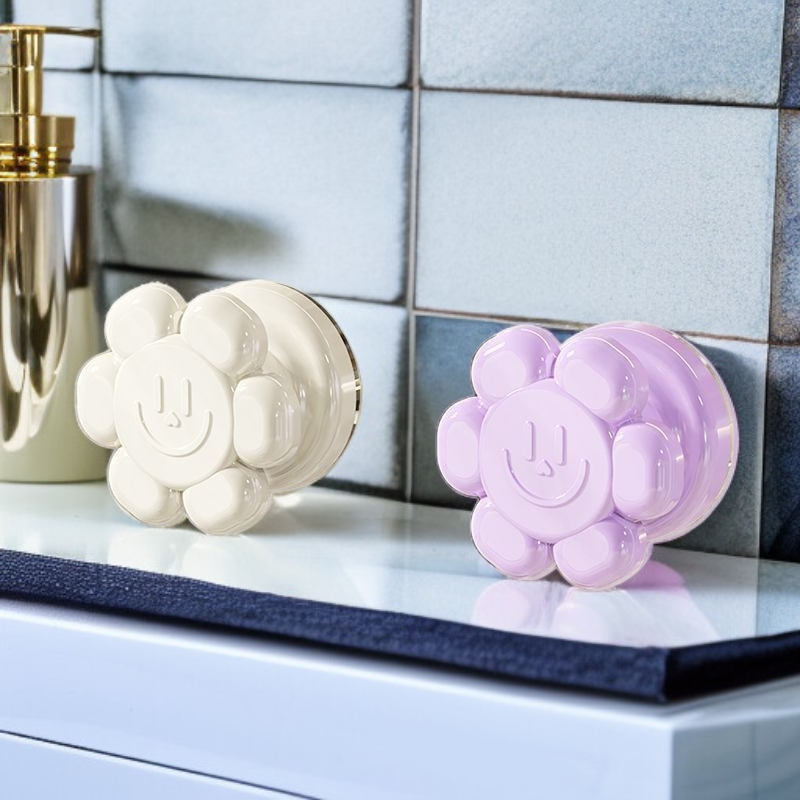 펀치 없는 꽃형 흡착식 도어 핸들