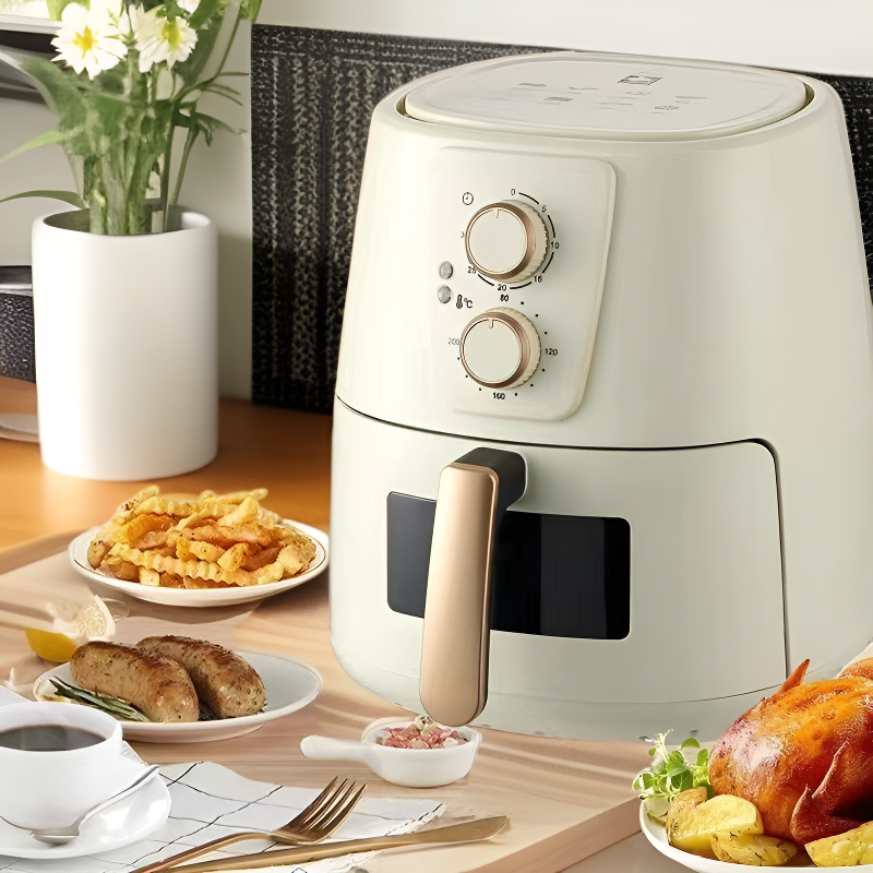 Intelligente Heißluftfritteuse und Backofen 2-in-1 mit großem Fassungsvermögen für den Haushalt