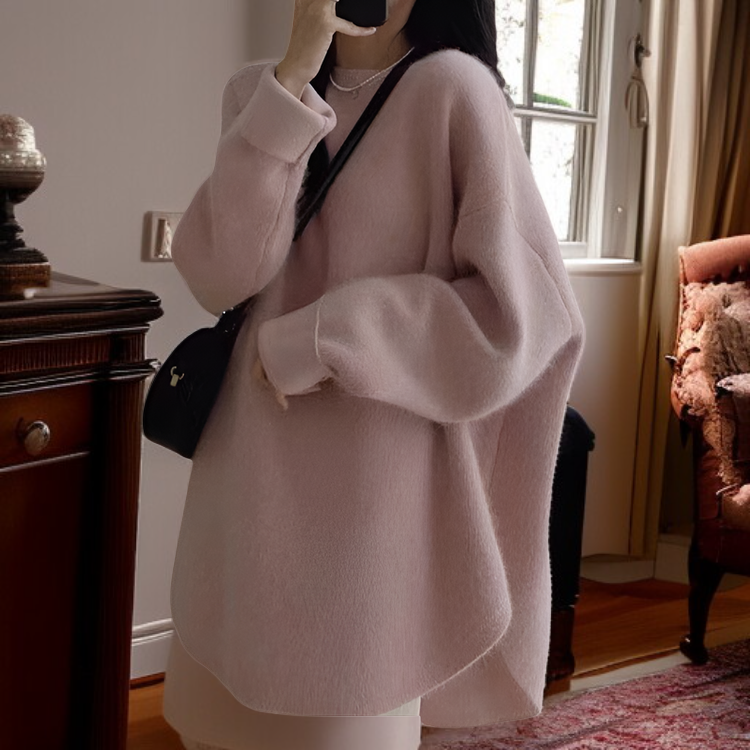 秋冬新作レディースセーター前面ビュー