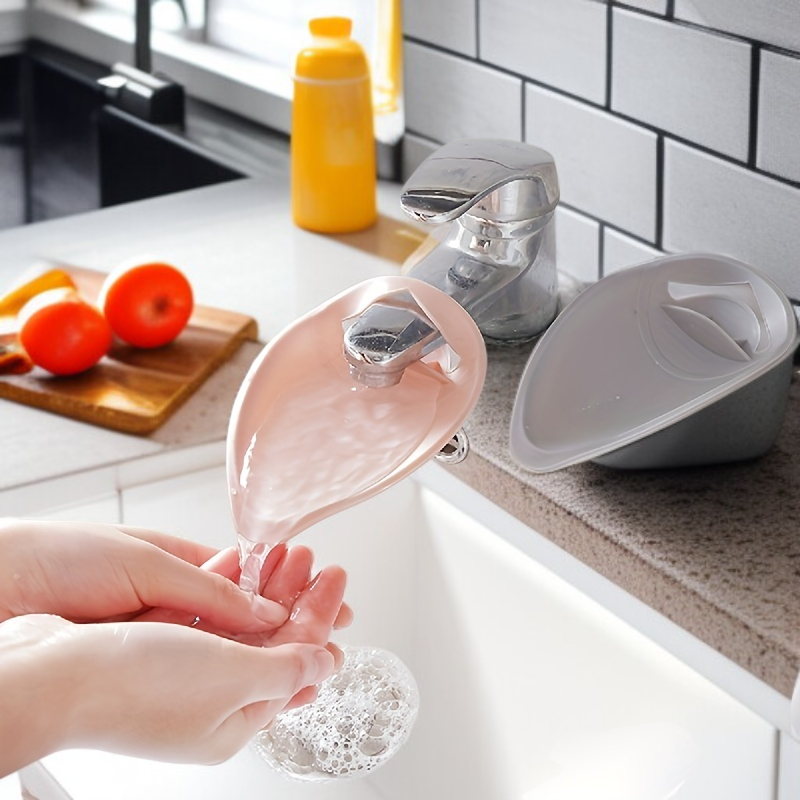  ตัวขยายก๊อกน้ำสำหรับเด็ก ป้องกันน้ำกระเซ็น อุปกรณ์ในบ้าน 1 ชิ้น